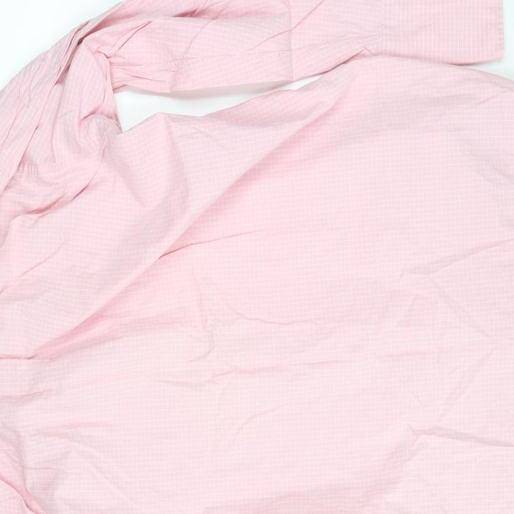 PINK Mens Pink    Button-Up Size 16