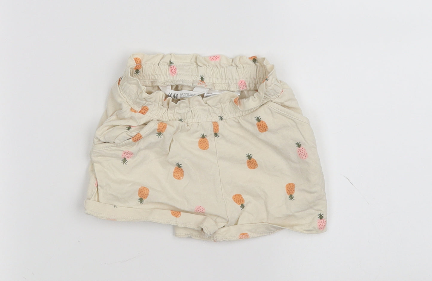 F&F Girls Beige   Sweat Shorts Size 3-4 Years