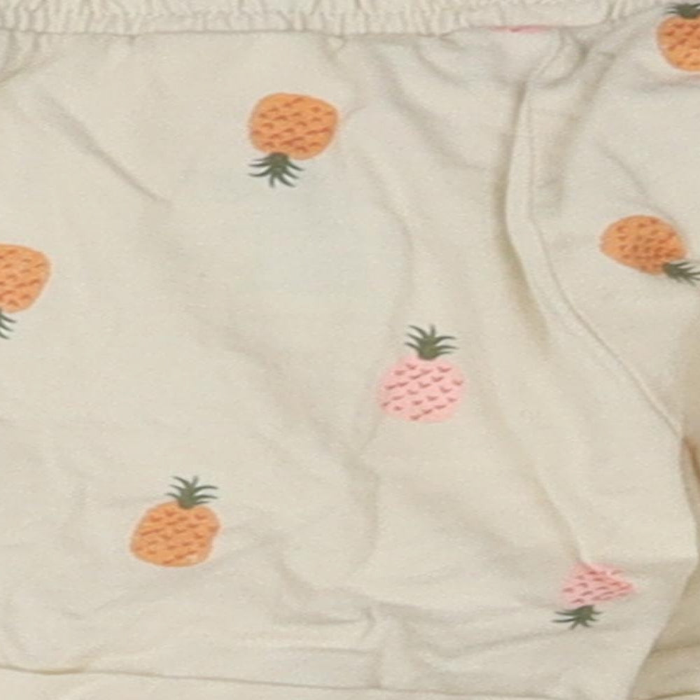 F&F Girls Beige   Sweat Shorts Size 3-4 Years