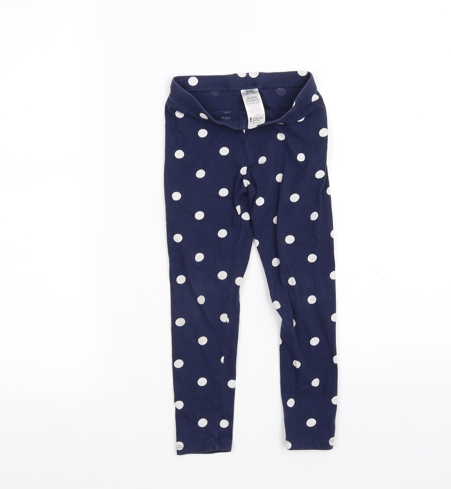F&F Girls Blue   Jegging Trousers Size 4-5 Years