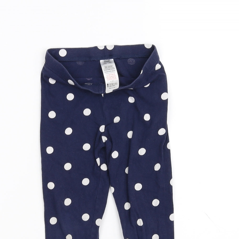 F&F Girls Blue   Jegging Trousers Size 4-5 Years