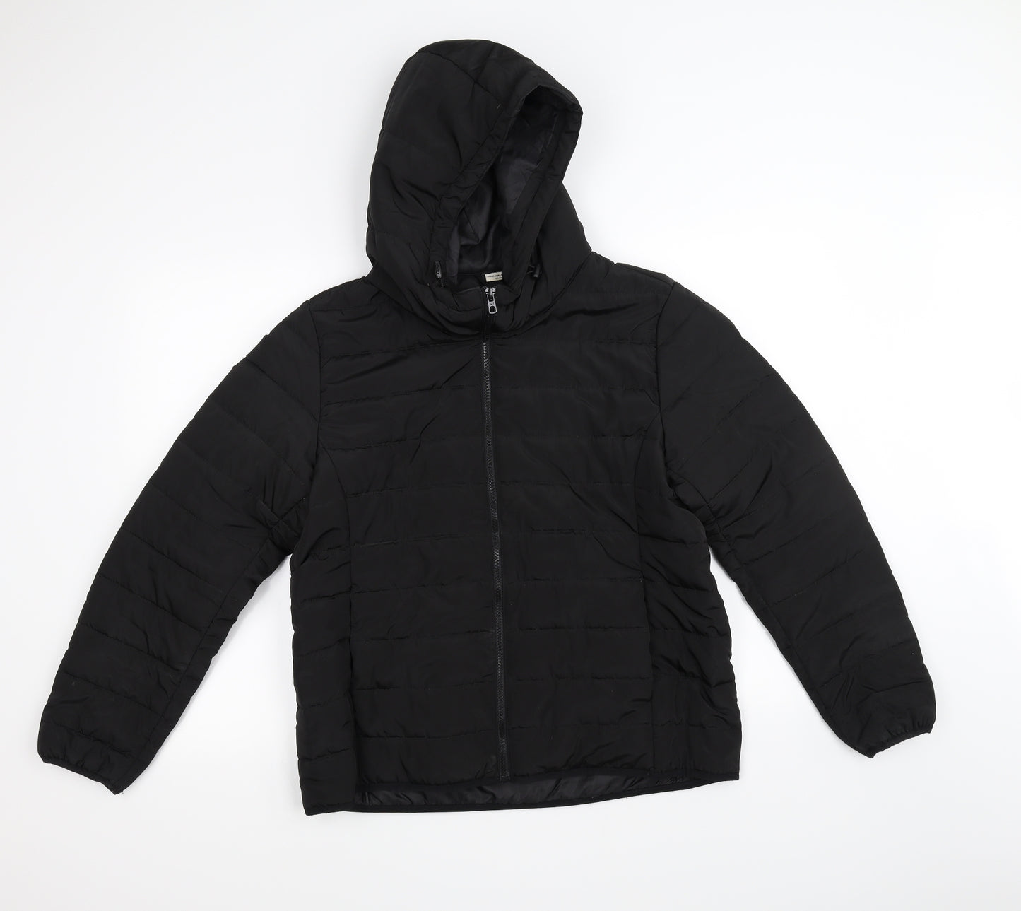 Jacqueline de Yong Mens Black   Puffer Jacket Coat Size XL