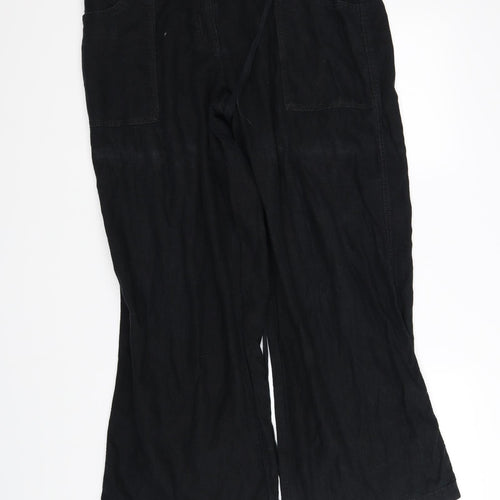 NEXT Womens Black   Sweatpants Trousers Size 14 L28 in