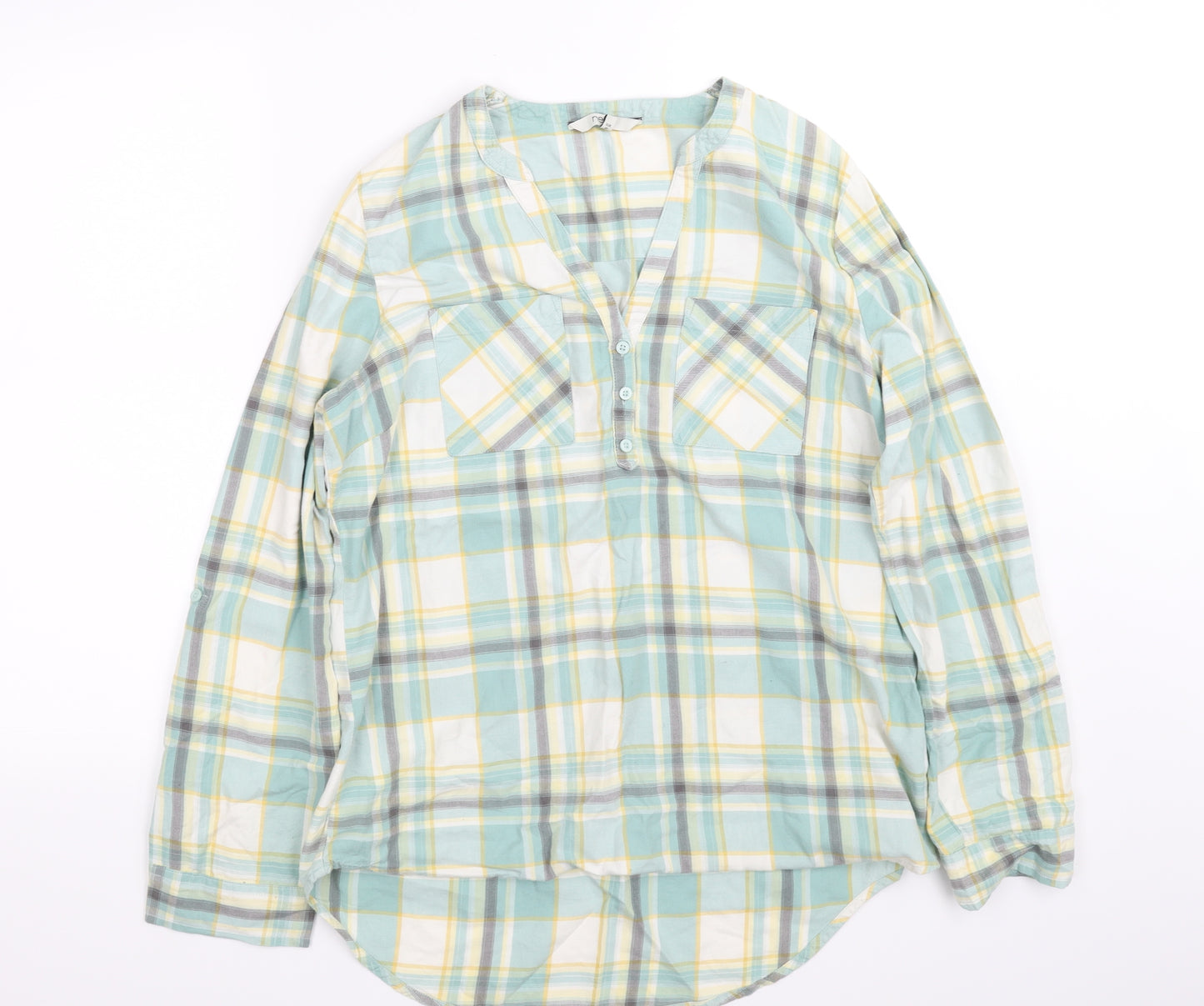 NEXT Womens Green   Basic Button-Up Size 12