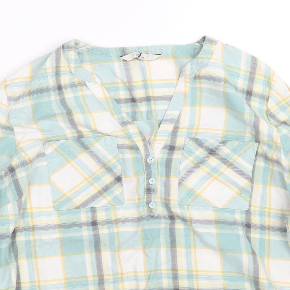NEXT Womens Green   Basic Button-Up Size 12