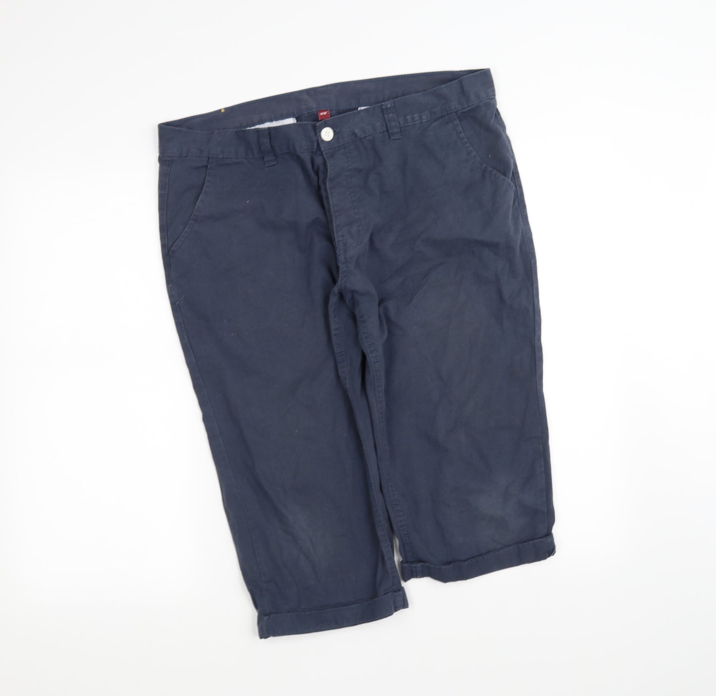 pre worn Womens Blue   Cut-Off Shorts Size L