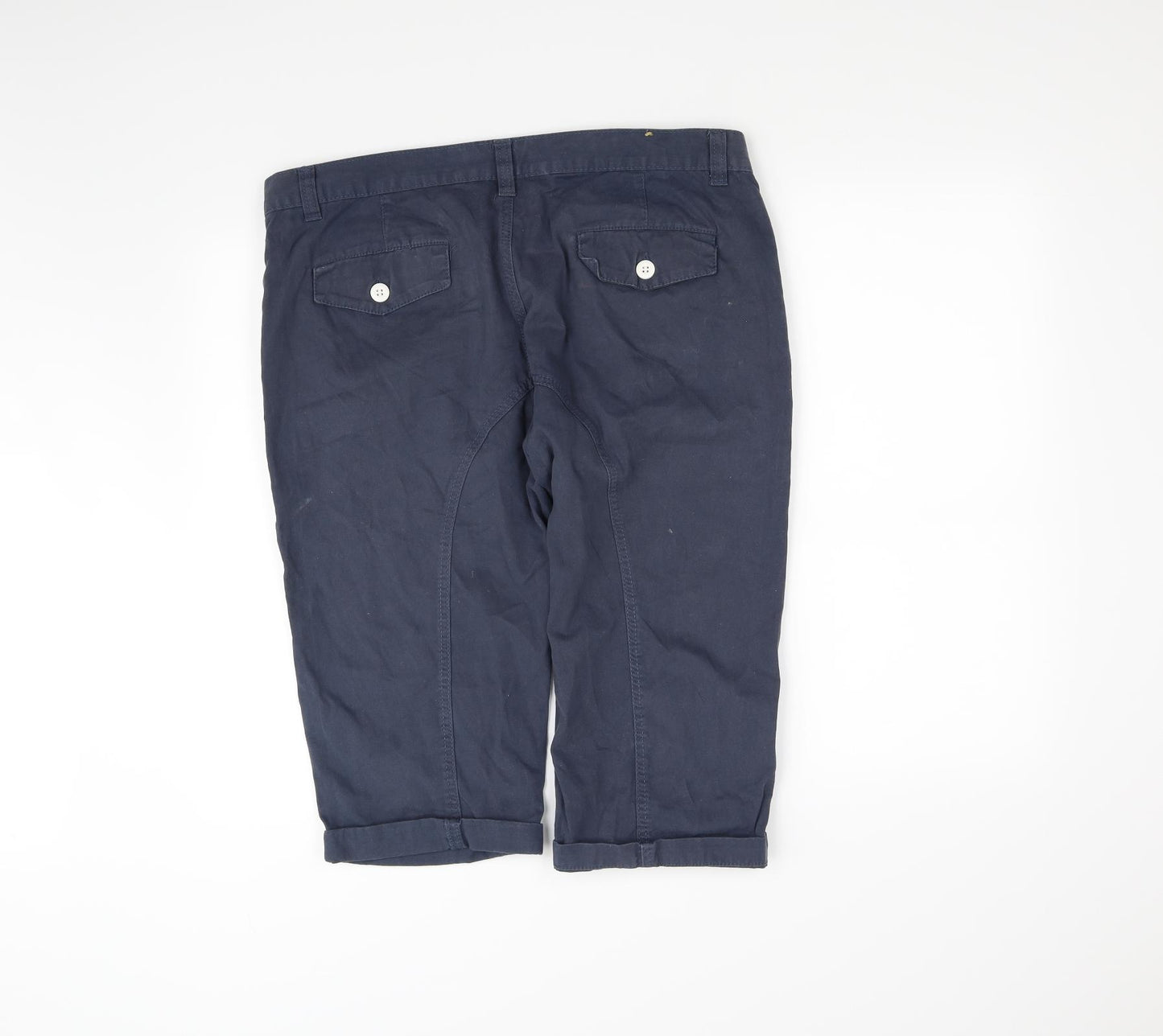 pre worn Womens Blue   Cut-Off Shorts Size L