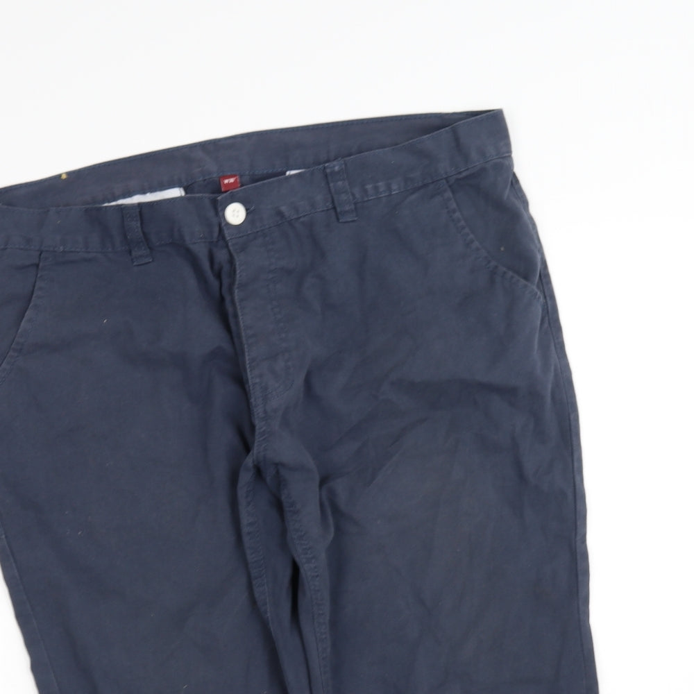 pre worn Womens Blue   Cut-Off Shorts Size L