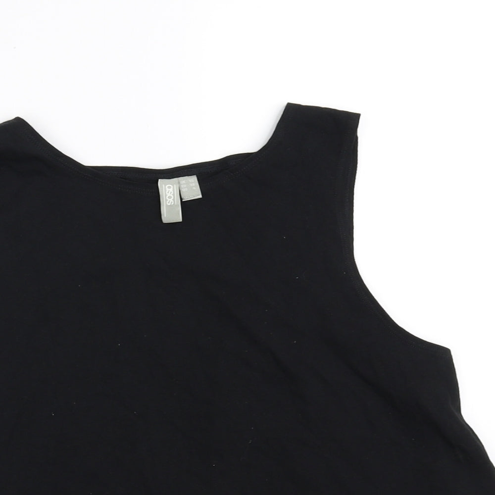 ASOS Womens Black   Basic Tank Size 10