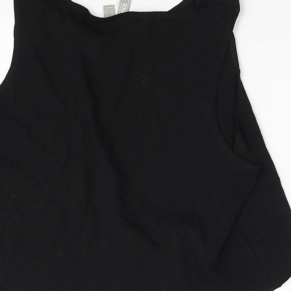 ASOS Womens Black   Basic Tank Size 10