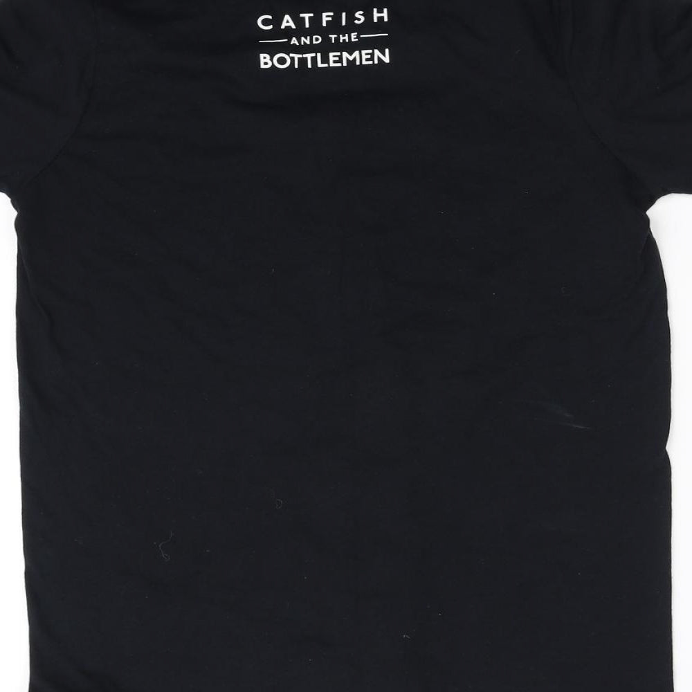 catfish and bottlemen Womens Black   Basic T-Shirt Size S