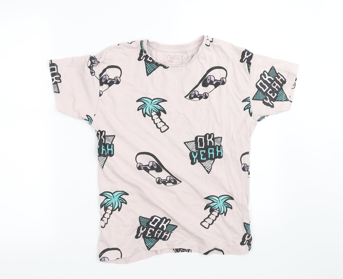 NEXT Girls Pink   Basic T-Shirt Size 9 Years