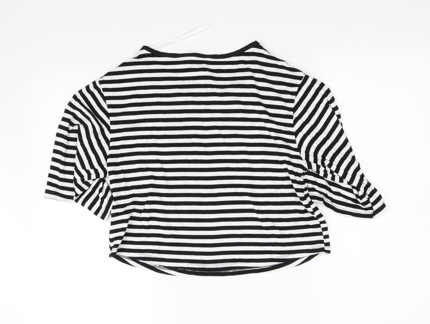 New Look Womens White Polka Dot  Basic Blouse Size 10