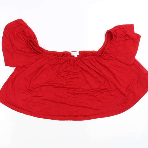 blue vanulla Womens Red   Basic Blouse Size 12