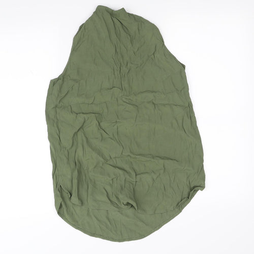New Look Womens Green   Basic Blouse Size 8