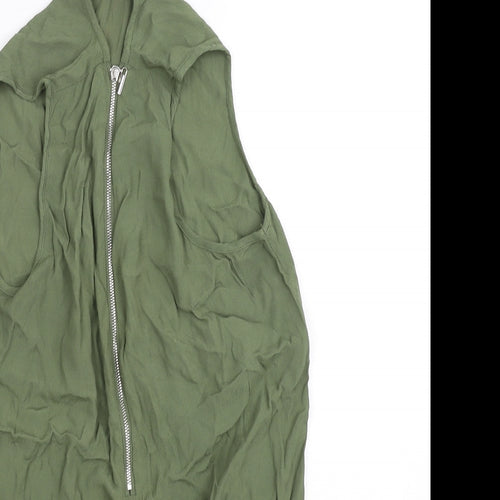 New Look Womens Green   Basic Blouse Size 8
