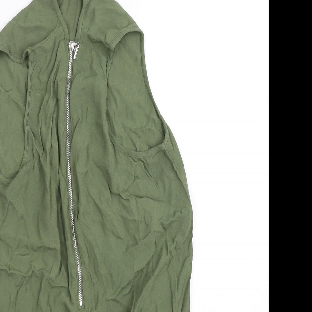 New Look Womens Green   Basic Blouse Size 8