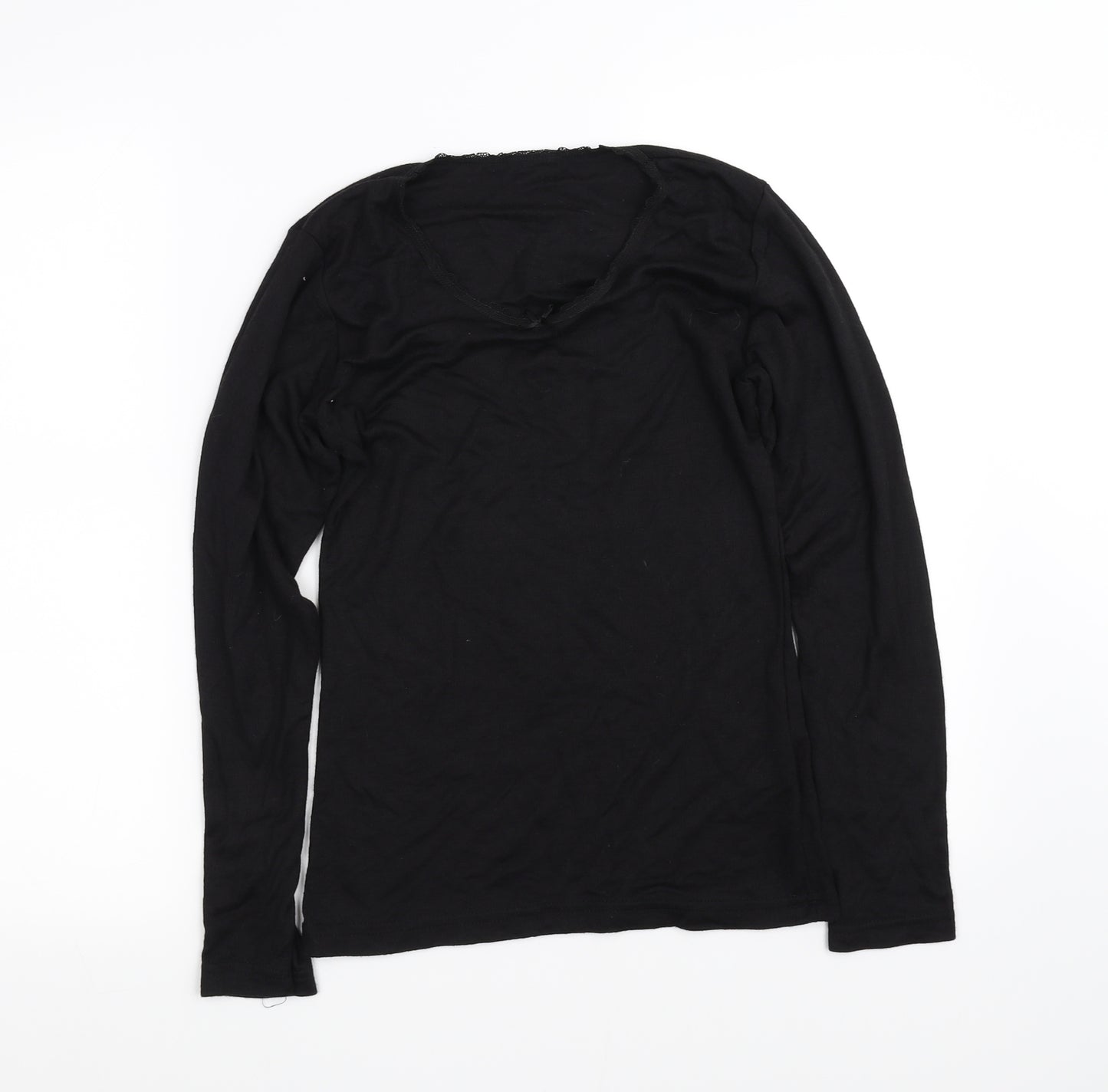 Avenue Girls Black   Basic T-Shirt Size 12-13 Years