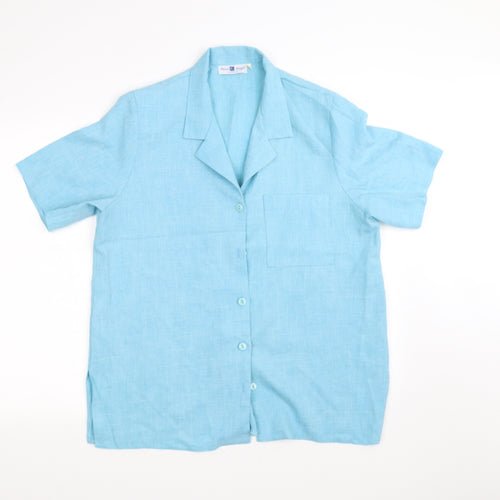 classic fringe Womens Blue   Basic Polo Size 18