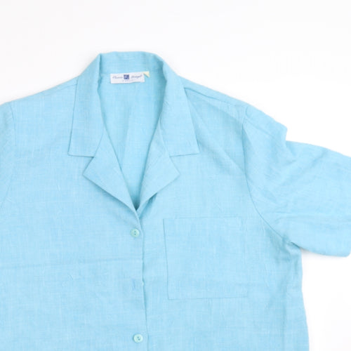 classic fringe Womens Blue   Basic Polo Size 18