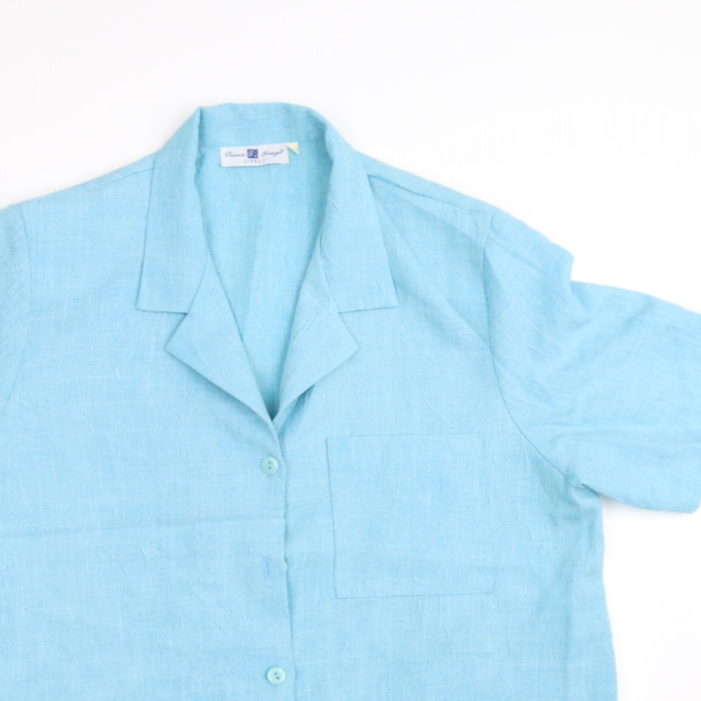 classic fringe Womens Blue   Basic Polo Size 18