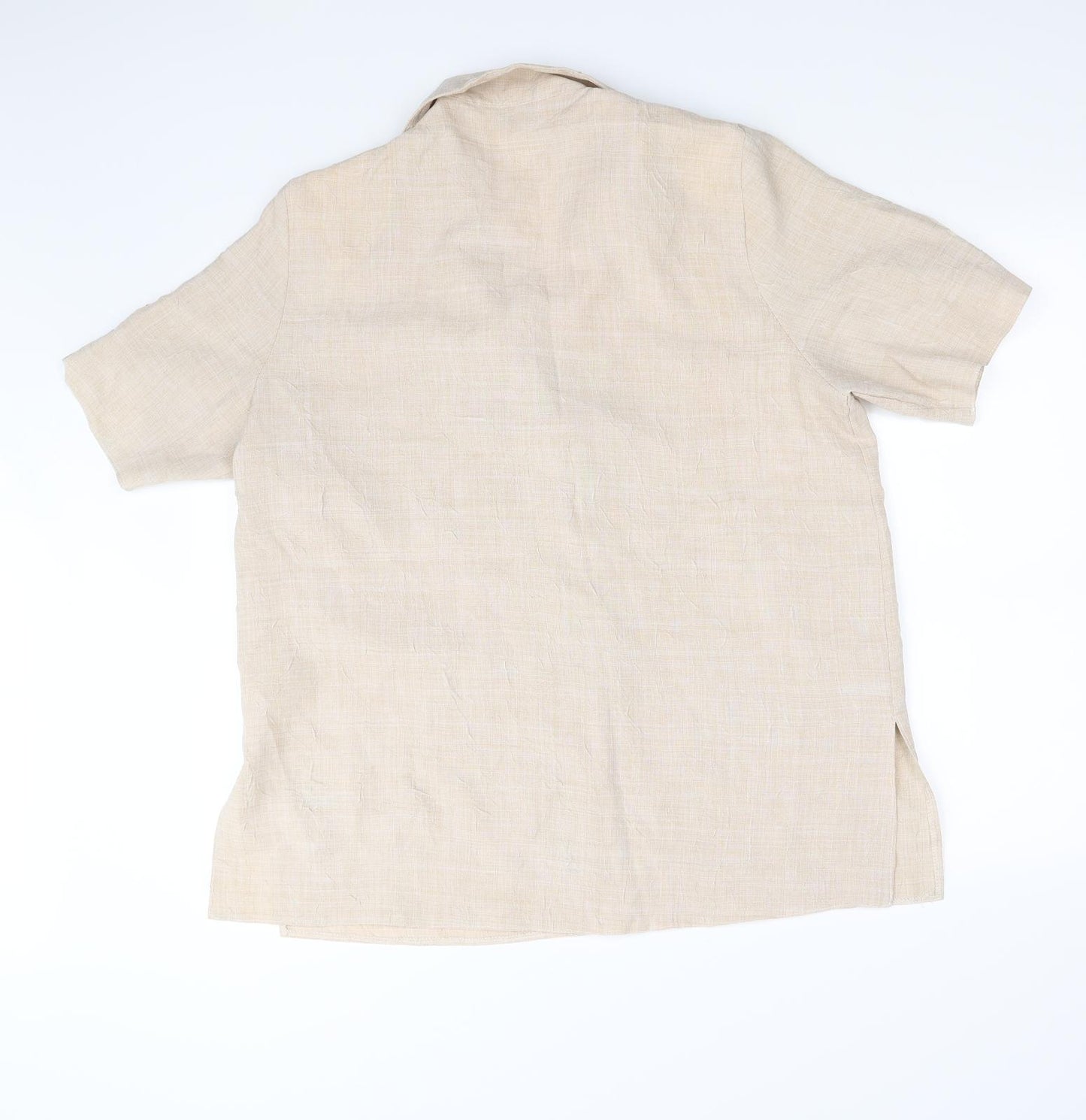 classic fringe Womens Beige   Basic Blouse Size 20