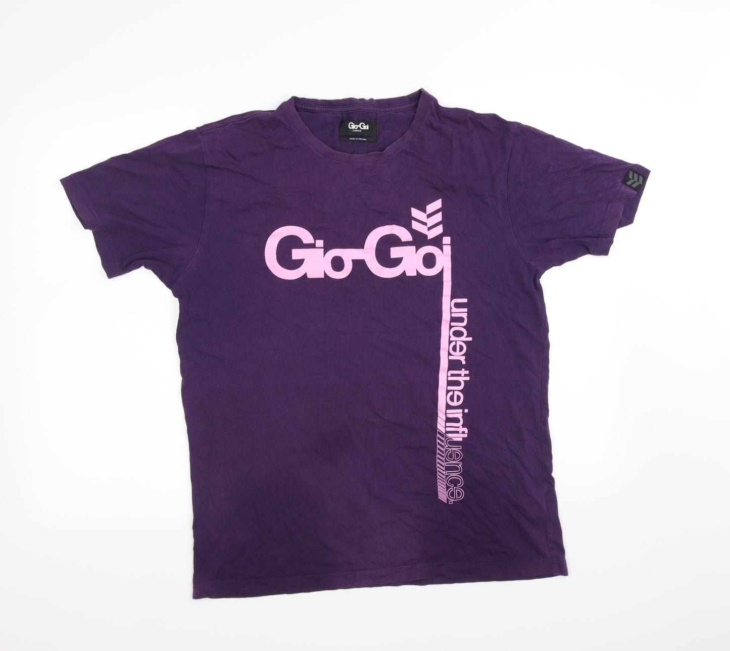 gio gio Womens Purple   Basic T-Shirt Size L