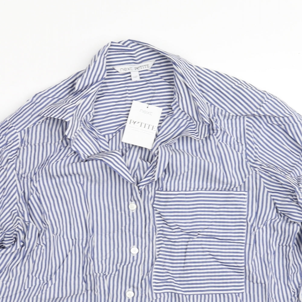 NEXT Womens Blue   Basic Button-Up Size 14