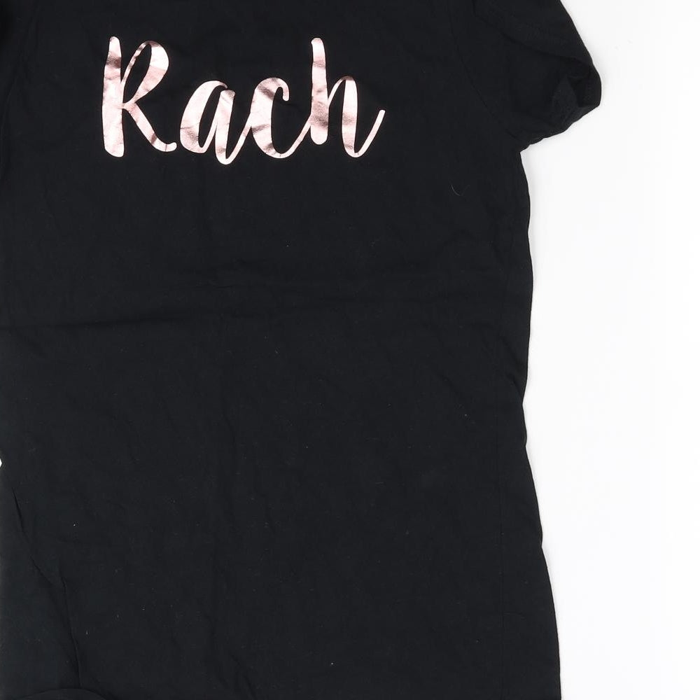 pre worn Womens Black   Basic T-Shirt Size 16