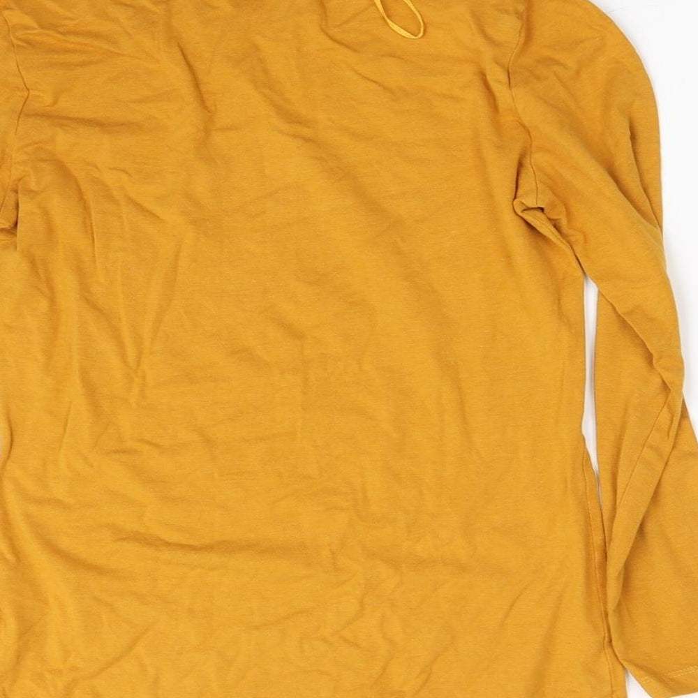 TU Womens Yellow   Basic T-Shirt Size 10