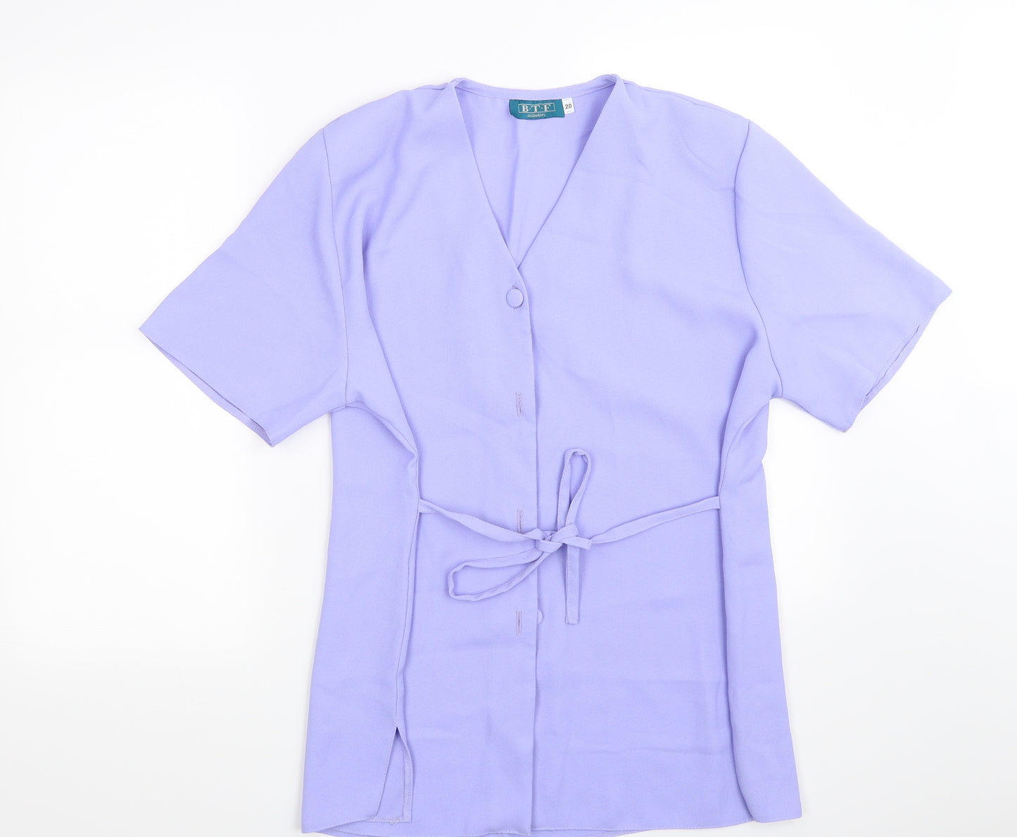 btf Womens Purple   Basic Blouse Size 20