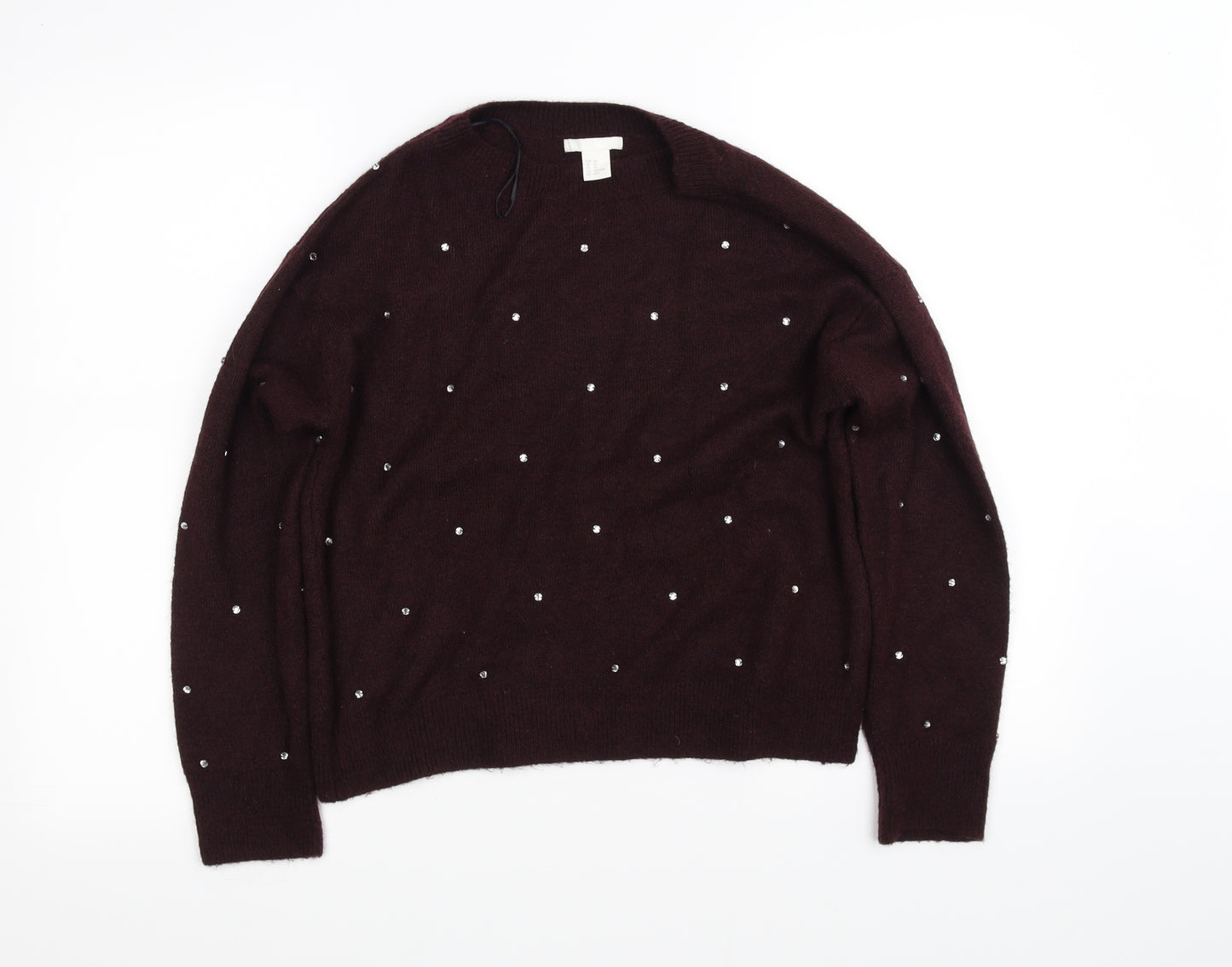 H&M Womens Purple   Pullover Jumper Size XS