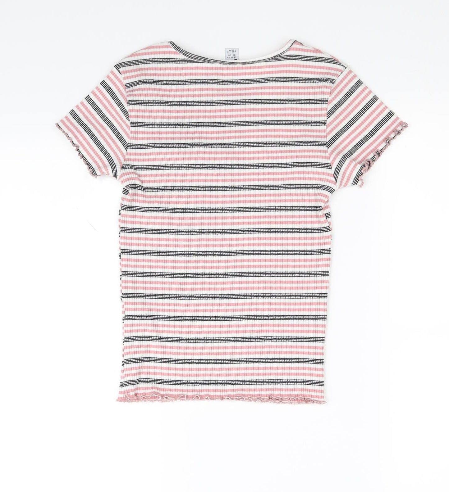 Primark Girls White   Basic T-Shirt Size 13-14 Years