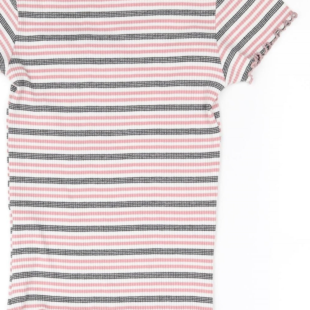 Primark Girls White   Basic T-Shirt Size 13-14 Years