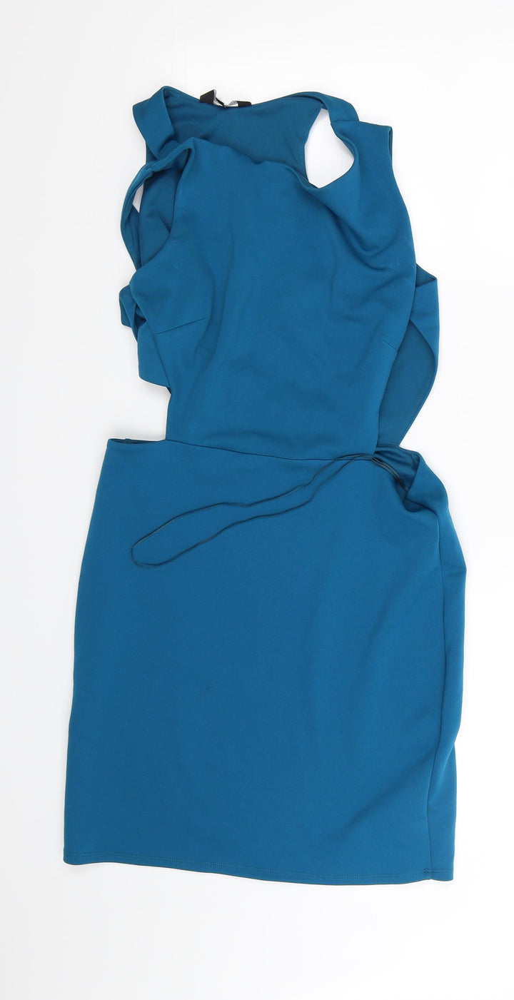 New Look Womens Blue Fit & Flare Size 12
