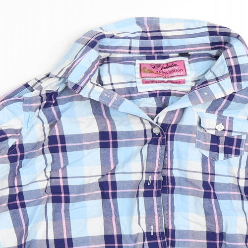 Rydale Girls Blue Check  Basic Button-Up Size 13 Years
