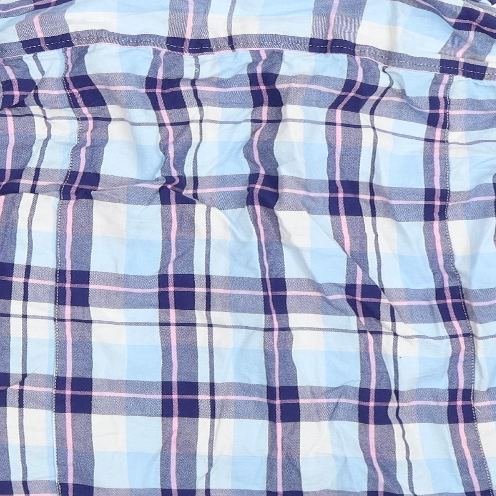 Rydale Girls Blue Check  Basic Button-Up Size 13 Years