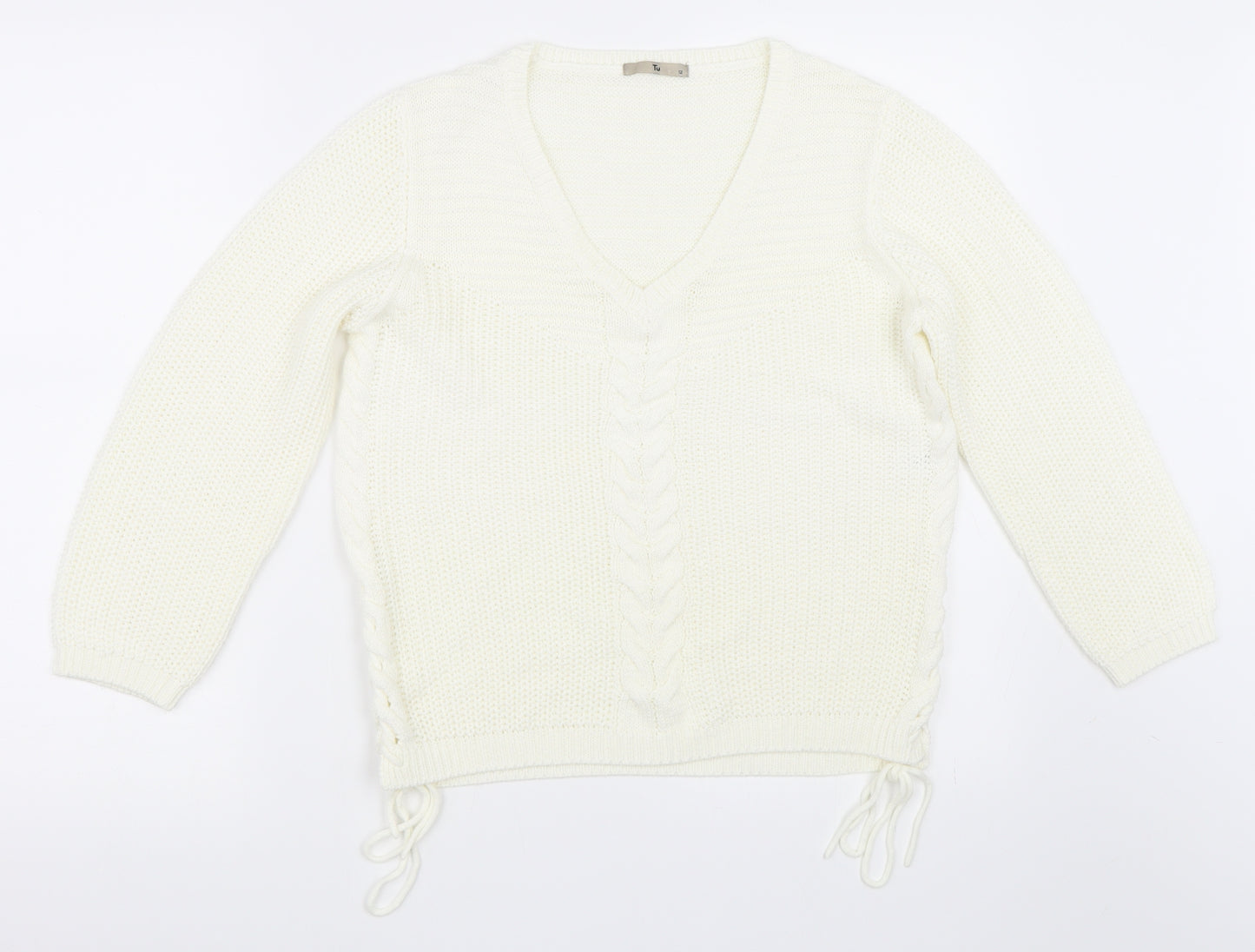 TU Womens Ivory   Pullover Jumper Size 12