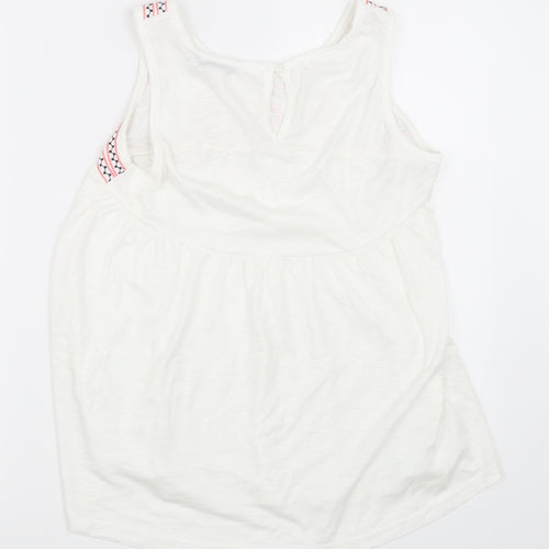 George Womens White   Basic Tank Size 12