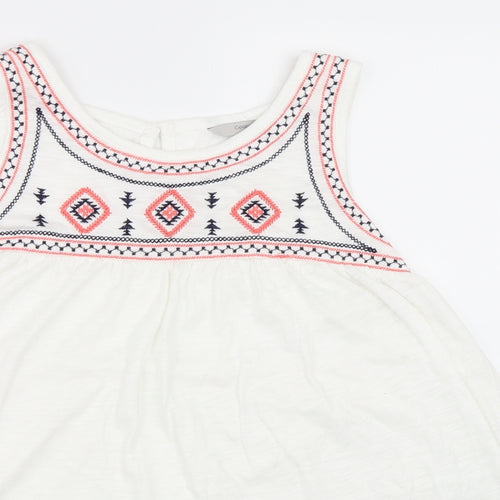 George Womens White   Basic Tank Size 12