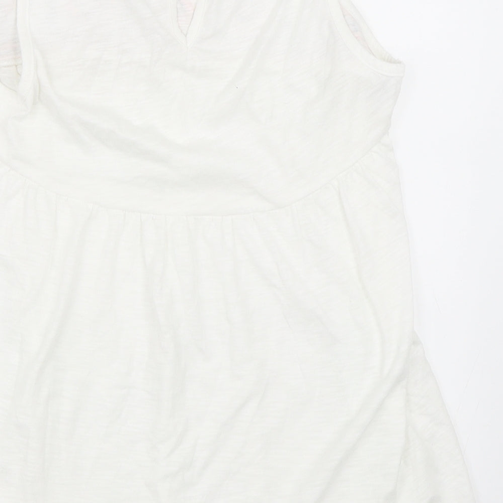 George Womens White   Basic Tank Size 12
