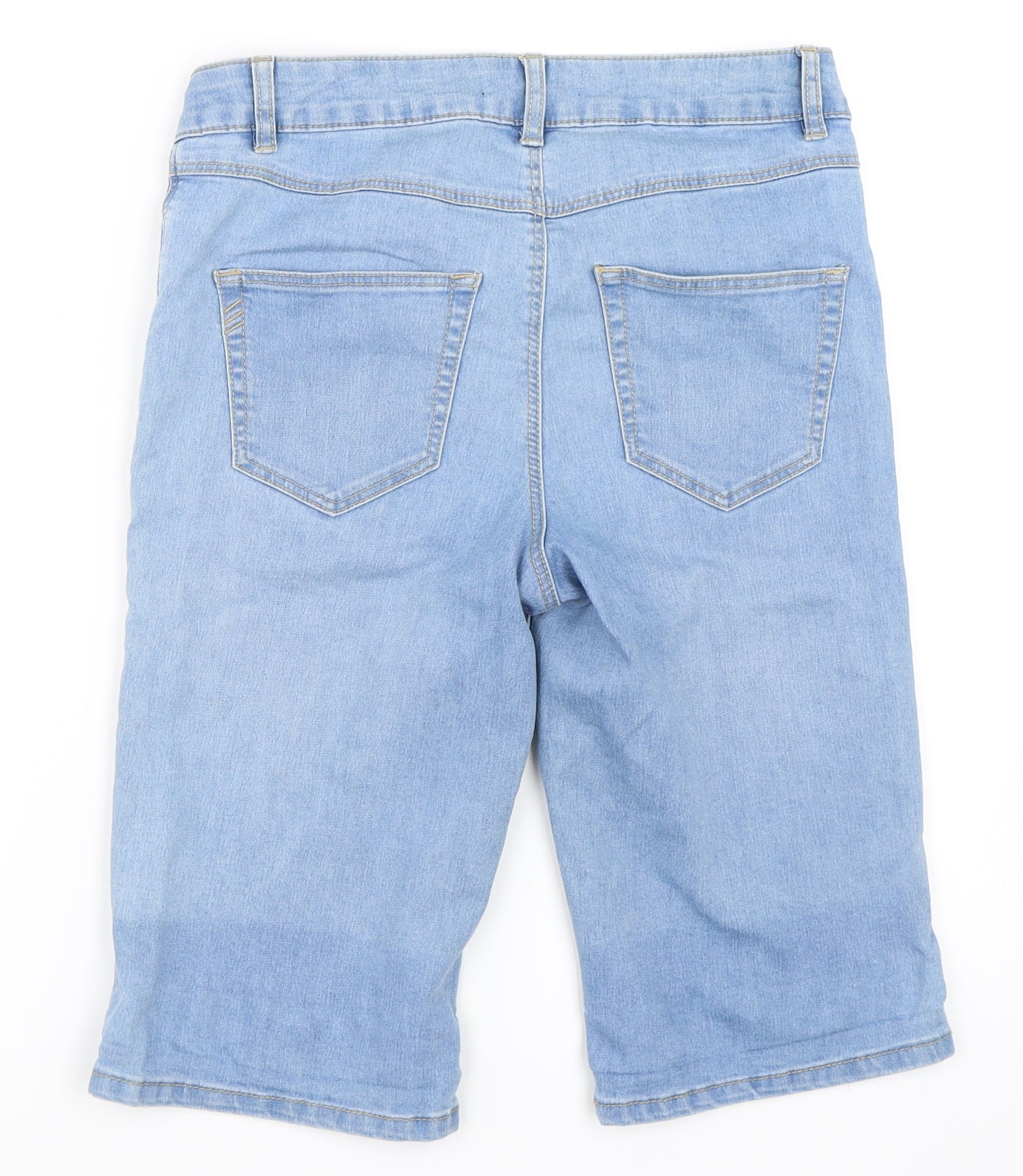 George Womens Blue  Denim Bermuda Shorts Size 10