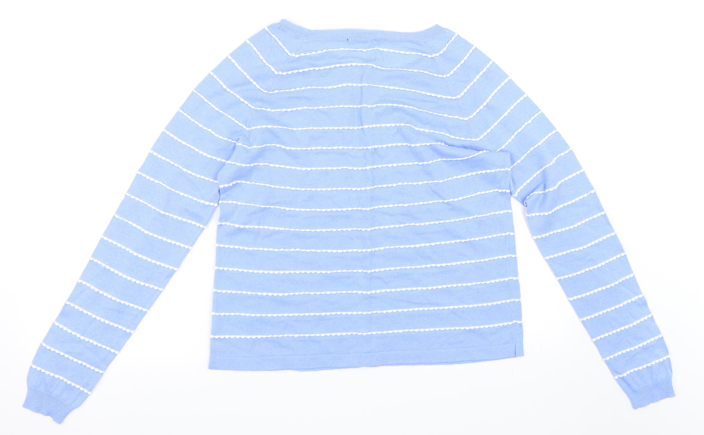 George Womens Blue Striped  Pullover Jumper Size 12