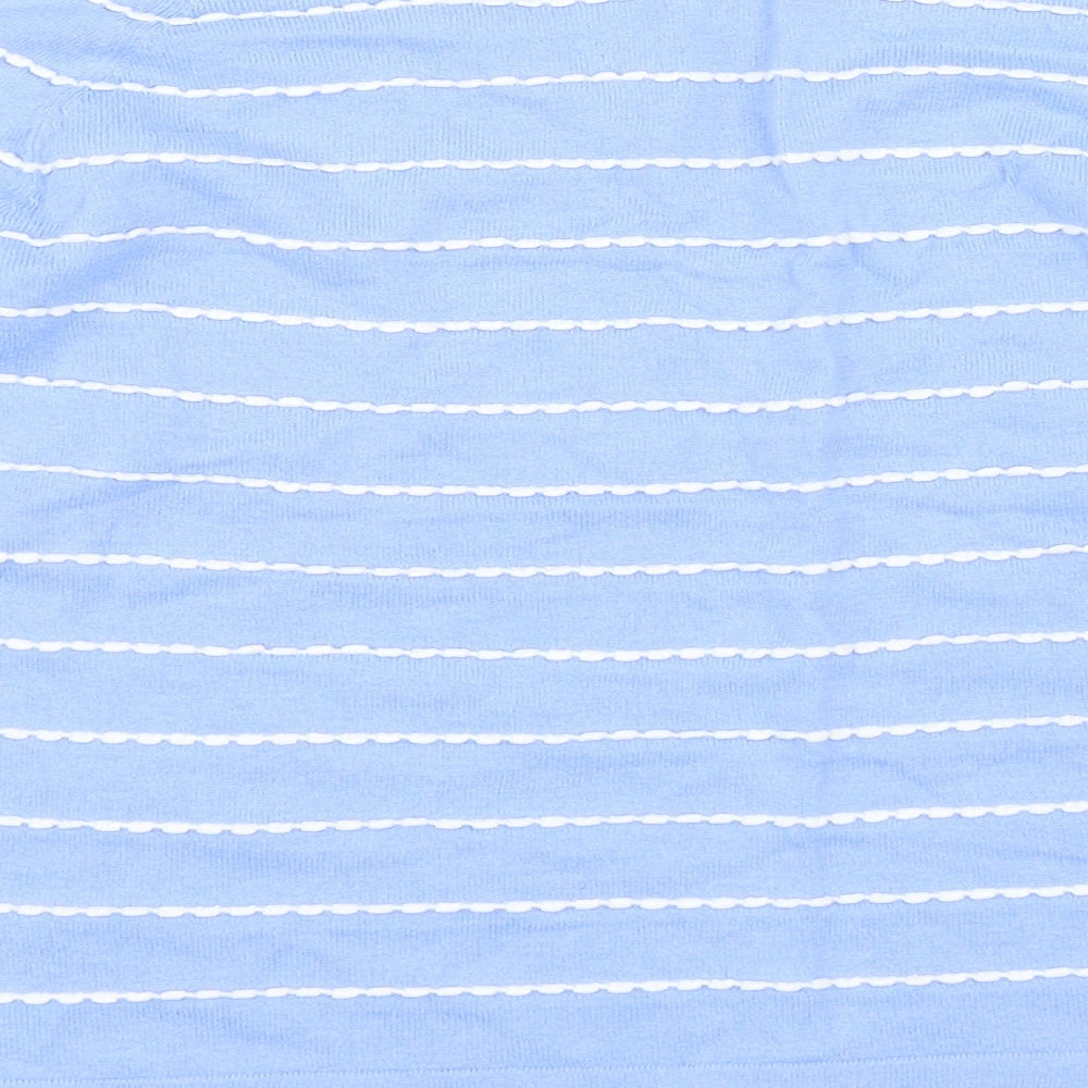 George Womens Blue Striped  Pullover Jumper Size 12