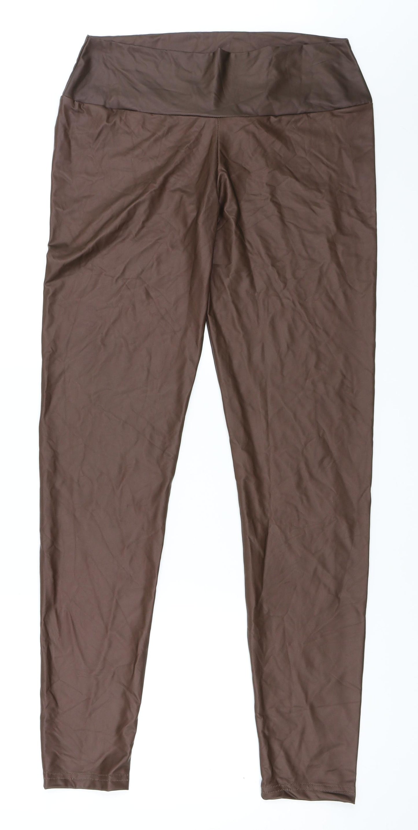 Futura Womens Brown   Capri Leggings Size 3XL L31 in