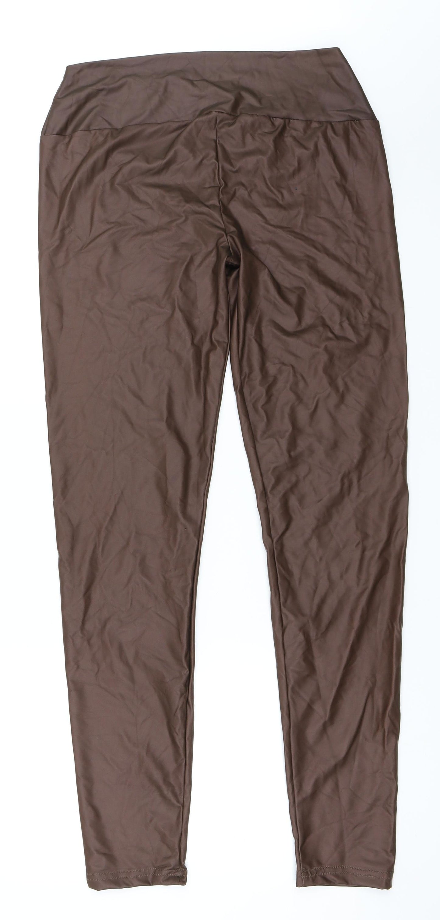 Futura Womens Brown   Capri Leggings Size 3XL L31 in