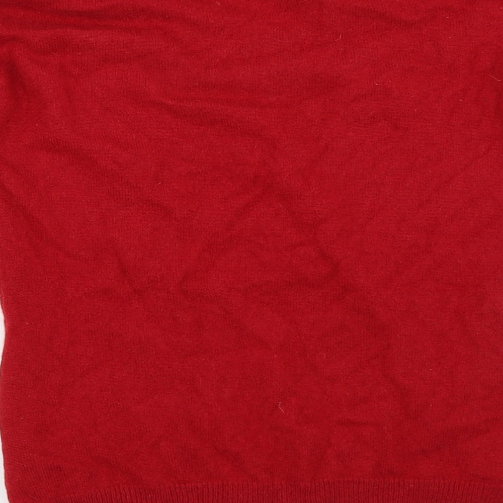 F&F Womens Red   Pullover Jumper Size 10