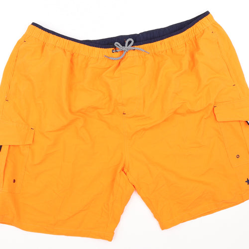 Jacamo Mens Orange   Sweat Shorts Size 52 - Swim Shorts