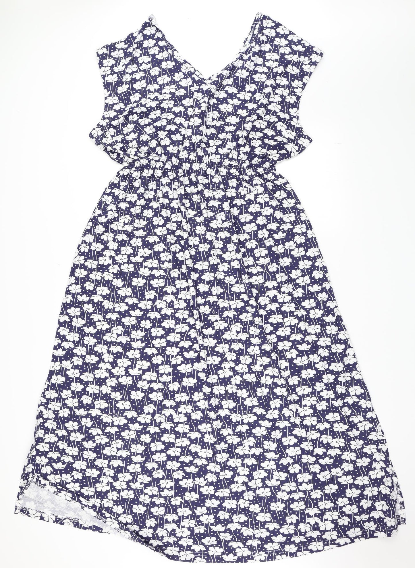 Pretty Secrets Womens Blue Floral  Skater Dress  Size 18