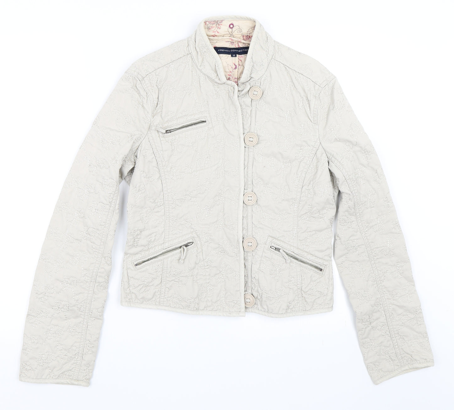 French Connection Womens Beige   Jacket  Size 12